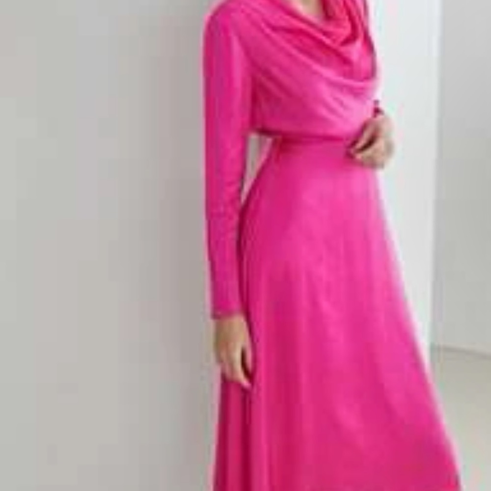 Hot pink dress